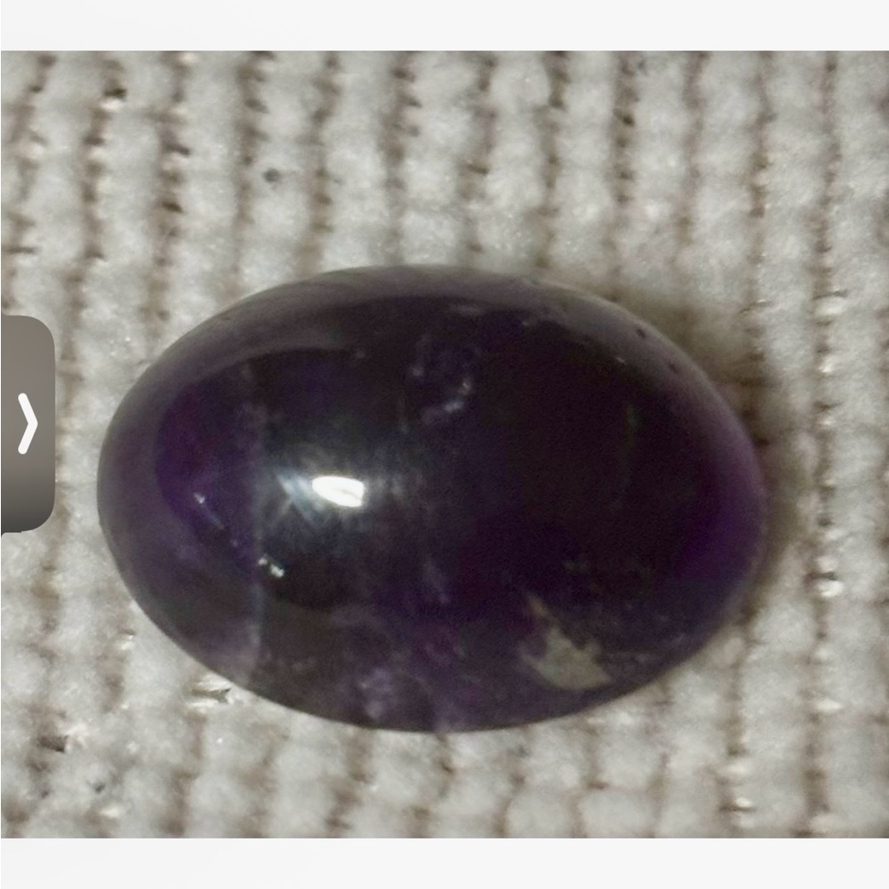 Oval Purple Amethyst Gemstone